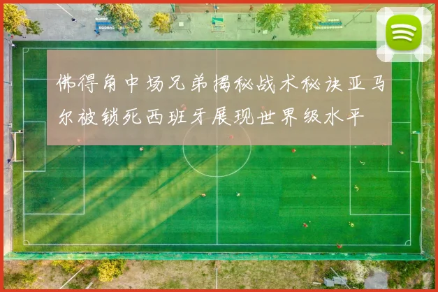 佛得角中场兄弟揭秘战术秘诀亚马尔被锁死西班牙展现世界级水平